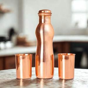 Botella de Agua de Cobre |   Diseño Moderno y Ecológico para la Hidratación Diaria |   Beneficios para la Salud |   Para el hogar, la oficina y regalos - Product Image 4