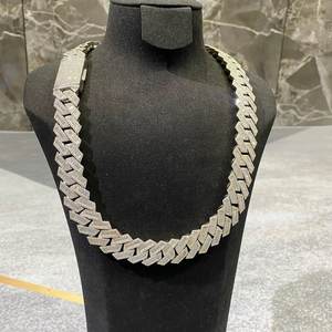 925 Sterling <b>Silver</b> Cuban <b>Chain</b> Baguette Cut Magnificent Moissanite Diamond Hip Hop Link Jewelry Charm for <b>Fine</b> <b>Chains</b> Necklaces - Product Image 1