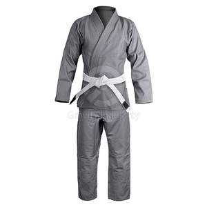 Meilleures ventes : Ensembles de Kimonos de Jiu-Jitsu (BJJ) personnalisés avec logo frontal, en coton 100% robuste, légers et respirants, dernier style - Product Image 1