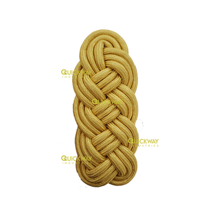 Uniformes de cérémonie en or personnalisables de haute qualité insigne d'épaule confortable épaulette pour les occasions de cérémonie - Product Image 1