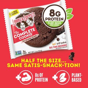 Lenny & Larry's Complete <b>Protein</b> Cookie, [Big Time Brownie], Chewy Soft Baked, [2 Ounce] Cookie (Pack of 12) - Product Image 5