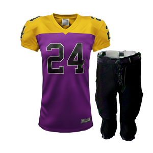 Maillot de football américain pour adultes, prêt pour les matchs, performance, uniforme, 240GSM, polyester respirant, vêtements de sport - Product Image 2