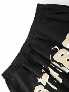 Pantalones Deportivos de Felpa de Alta Calidad de 500 g/m² para Hombre, Pantalones Deportivos de Algodón Puro con Estampado Personalizado, Talla XL, Corte Holgado y Recto - Product Image 4