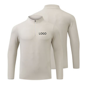 Camisa ecuestre de manga larga ecuestre de alta elasticidad cálida de fabricantes de ropa ecuestre de invierno con logotipo personalizado para hombre - Product Image 3