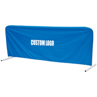 Barrière de terrain de pickleball/tennis de table pliable et détachable Vani Sports pour intérieur et extérieur avec logo personnalisé
