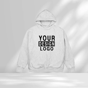 เสื้อฮู้ดดี้ผู้ชายทรงบ็อกซี่ ผ้าฟลีซเทอร์รี่คุณภาพสูง กันลม ใส่ได้ในฤดูหนาว เป็นมิตรต่อสิ่งแวดล้อม น้ำหนัก 500 กรัม ผ้าฝ้ายหนานุ่ม ทรงโอเวอร์ไซส์ สไตล์วินเทจ แบบปกติ - Product Image 6