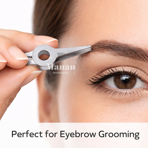 Pinzas Profesionales de Acero Inoxidable para Cejas con Punta Inclinada, Precisión, Ecológicas, Duraderas, Herramienta de Belleza para Depilación - Product Image 6