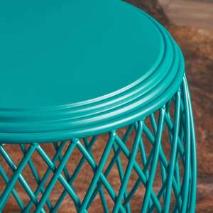 Handmade powder coated metal coffee table durable and elegant suitable for homes hotels and offices - Product Image 1