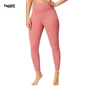 Mallas deportivas de cintura alta para gimnasio, ropa de Yoga personalizada de alta calidad con glúteos, mallas negras de entrenamiento para mujer - Product Image 6