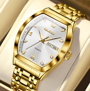 Reloj de pulsera de cuarzo de lujo con brazalete de acero inoxidable - Product Image 5
