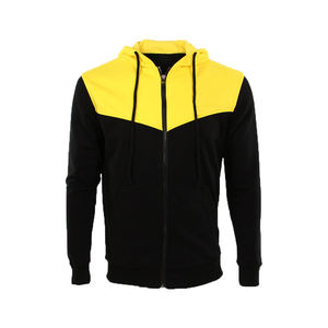 Sudadera con capucha de lana de algodón para hombre, Sudadera con capucha y cremallera de proveedor paquistaní de gran tamaño con hombros caídos - Product Image 1