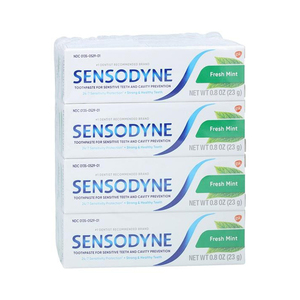 Dentifrice blanchissant Sensodyne, prévention efficace des caries, fiable pour une bouche fraîche, des dents saines, usage quotidien pour une protection à domicile - Product Image 1