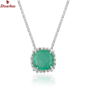 Collier en argent sterling 925 de haute qualité avec pierre doublette verte mousse classique, bijoux de fête tendance pour femmes - Product Image 6