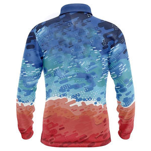 Nuevo 2025 calidad superior Kaasas rendimiento de pesca camisa sublimada estilo personalizado ilustraciones EE. UU. Bandera Marlin pesca - Product Image 6