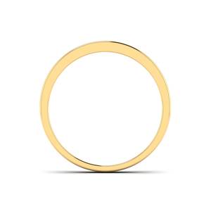 Anillo de Compromiso con Engaste de Bisel Moderno, Chapado en Oro de 14K/18K sobre Plata de Ley, Diamante Cultivado en Laboratorio Certificado por IGI, Regalo de Boda - Product Image 2