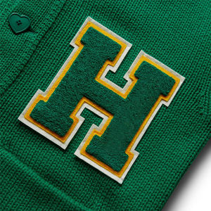 2025 Custom Alph for AKA Knitted Cardigan Green Sorority Greek <b>Apparels</b> for University College Winter Appropriate Applique AKA - Product Image 4