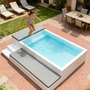 Eco Friendly Durable <b>Material</b> Above Ground Relax <b>Sofa</b> Pool For Holiday Crowd Resort Hotel Outdoor Leisure Area With Full Set - Product Image 2