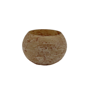 Pot de bougie décoratif en verre de marbre vert fait à la main pour décoration de salon et de table - Product Image 2