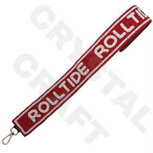 Correa de monedero con cuentas de día de juego, correas de bolsa de cuentas de semilla de oro blanco personalizadas, accesorios, bolsas, piezas especiales, accesorios - Product Image 1