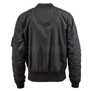 Servicio OEM Diseño personalizado Hombres Bomber Chaqueta de invierno Ropa de moda de alta calidad Chaqueta Bomber para los hombres - Product Image 2