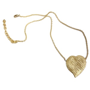 Collier pendentif élégant avec perle de style classique plaqué or chaîne de coeur en laiton-pour anniversaire SKU7459 - Product Image 2