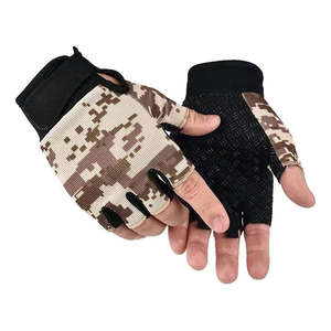 Guantes Deportivos Transpirables para Levantamiento de Pesas, Ciclismo y Ejercicio, Excelente Agarre, Medios Dedos, para Gimnasio - Product Image 1