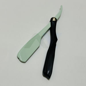 Professional Barber Pinch Style <b>Razor</b> Plastic Folding Handle Cut Throat Shaving Knife Single Edge <b>Men</b> Grooming <b>Razor</b> - Product Image 6