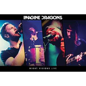 Imagine Dragons Live 'Night Visions' Póster en lienzo de diseño moderno para decoración de pared - Product Image 2