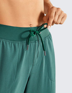 Pantalones Deportivos de Invierno para Mujer, Hechos a Medida con Logotipo, de Alta Calidad, Corte Regular, 100% Algodón, Transpirables, Ecológicos, Colores Sólidos, Cintura Alta - Product Image 2