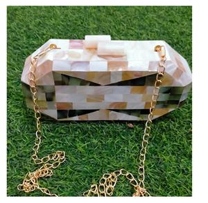 Pochette de type personnalisé en résine artisanale indienne pour femme - Product Image 4