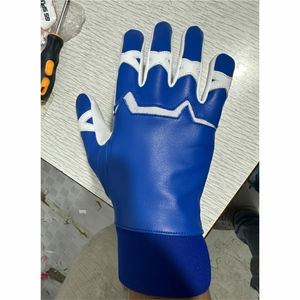 Gants de frappe de baseball en cuir personnalisés professionnels avec fermeture à scratch, design durable et léger, ajustement personnalisé - Product Image 2