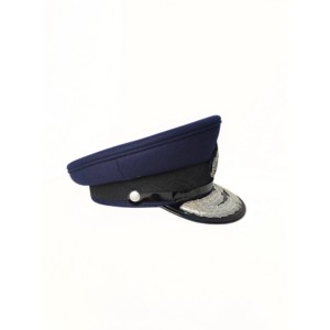 Sombreros de nuevo diseño para oficiales de la Marina en color blanco y negro con borlas doradas Sombreros duraderos con logotipo personalizado - Product Image 2