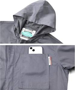 Overol de Trabajo Ligero con Cierre Frontal y Capucha para Hombre, Mono de Mecánico - Product Image 3