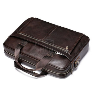 Premium Quality Wholesale Price Leather <b>Laptop</b> <b>Bag</b> 2025 Latest Design Genuine 100% Leather <b>Laptop</b> <b>Bag</b> - Product Image 4