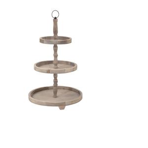 Elegante Soporte de Madera para Tartas, Soporte de Exhibición de Acacia de Tres Niveles para Servir Tartas en Bodas, Fiestas y Eventos - Product Image 6