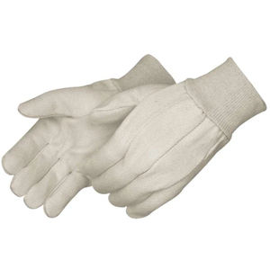 Guantes de seguridad industrial de alta resistencia de 24 OZ más vendidos Guantes de trabajo de algodón de triple Palma con banda de molino en caliente Desgaste de seguridad al aire libre - Product Image 2