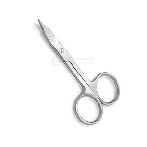 Tijeras profesionales para el cuidado de las uñas, cuchillas rectas afiladas de acero inoxidable, cortacutículas con logotipo personalizado, tipo Romo, Belleza - Product Image 1