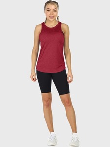 Camiseta sin mangas de gimnasio para mujer, ropa de entrenamiento de Yoga de verano de calidad profesional, deporte de moda de punto transpirable al por mayor - Product Image 6