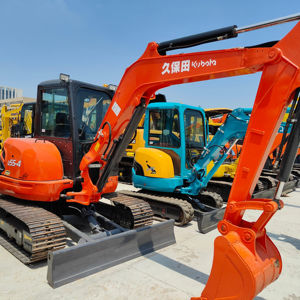 Utilisé pour Kubota U55 Mini pelle sur chenilles Original japonais 5 tonnes poids de fonctionnement bas prix avec composants de base engrenage du moteur - Product Image 1