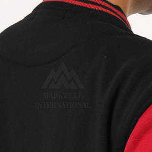 Nouveau design, couleur unie, veste Letterman pour l'hiver hommes, vêtements chauds, veste Letterman d'hiver pour hommes - Product Image 6