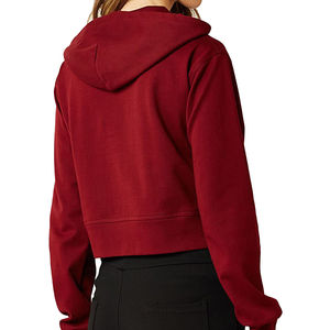 Vêtements pour femmes grande taille sweats à capuche Streetwear OEM Service Design personnalisé fermeture éclair nouveau Style de mode polaire femme sweats à capuche porter - Product Image 6