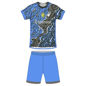 Ensembles de maillots de football extensibles respirants personnalisés à séchage rapide 100% polyester imprimé par sublimation équipe personnalisée anti-bactériens anti-UV - Product Image 6