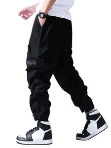 Custom Bandage <b>Overalls</b> Hip-hop Fried Street Ruffian Handsome <b>Men's</b> Trousers Cargo Pants <b>Men</b> with multiple size and colors. - Product Image 2
