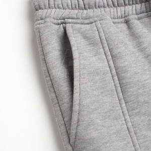 Pantalones Cortos Deportivos Personalizados para Hombre, de Algodón y Felpa, Diseño Sólido, Estampado Digital, Cintura Elástica Media, Casuales, Transpirables, Servicio OEM - Product Image 3