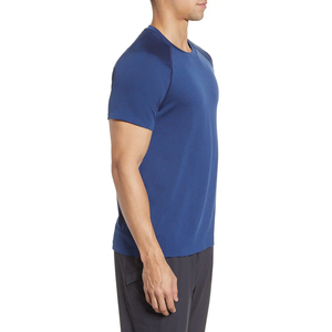 Camisetas de hombre al por mayor de alta calidad, de algodón, tela transpirable, personalizadas, que absorben la humedad. - Product Image 4