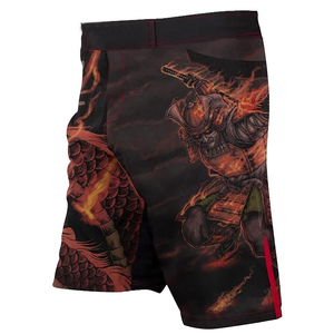 Pantalones cortos de MMA para hombre, poliéster, sublimación, ligeros, transpirables, cintura elástica, para entrenamiento de lucha, gimnasio - Product Image 5