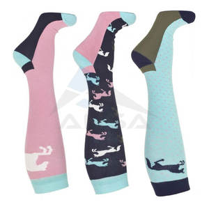 Custom Made Equestrian Riding <b>Socks</b> Premium Combed Cotton Yarn Knee High <b>Long</b> Stockings for Ultimate Comfort & Performance - Product Image 3