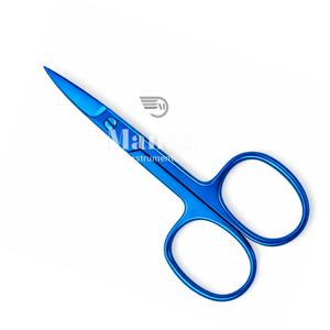 Tijeras Profesionales para Cutículas de Acero Inoxidable Azul, Herramienta de Precisión para el Cuidado de las Uñas con Punta Afilada y Construcción Duradera - Product Image 5