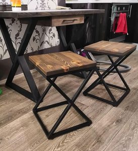 Handmade classy metal dark <b>brown</b> coffee <b>table</b> wholesale for office home restaurant living room garden decoration hot selling - Product Image 3