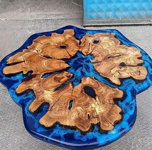 เฟอร์นิเจอร์ไม้หรูหราทำจากเรซินและไม้ทำจากไม้วอลนัทแท้ทนทานสำหรับห้องครัวร้านอาหารห้องครัวทานอาหาร - Product Image 1